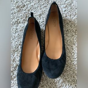 J Crew Black Ballet Flats